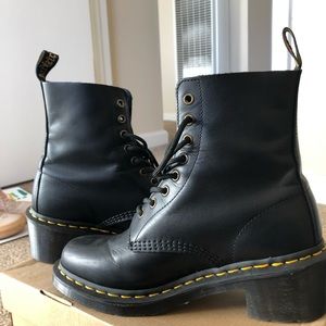 Dr. Martens Clemency Wanama boots size 8 with cushy insoles and weather-proofing